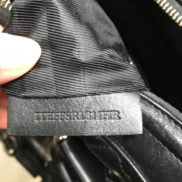 SOLD Burberry Black Leather Handbag - Authentic - Picture 8 of 8